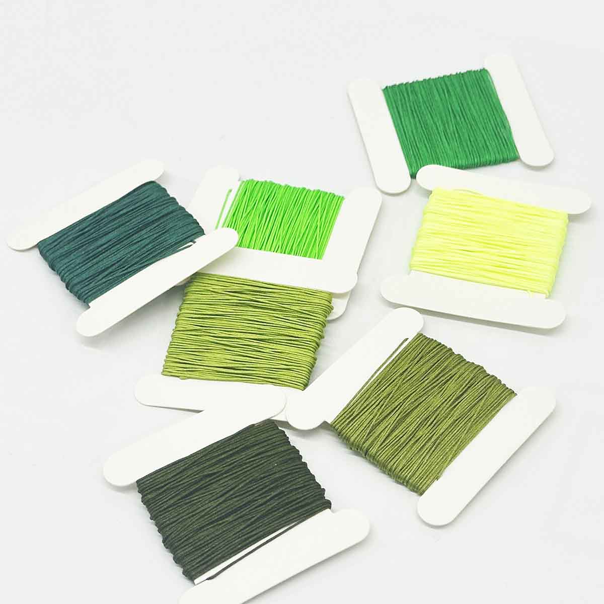 Fiasrel 10yards/lot 0.6mm Colorful Braided Nylon DIY Material for Jewelry Making