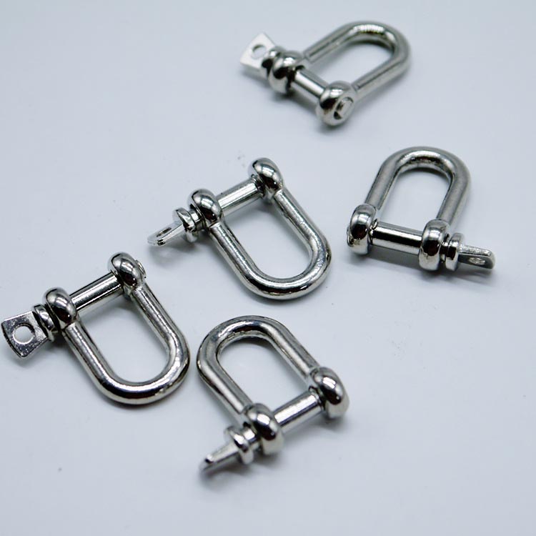 Fiasrel U Anchor Shackle Screw Pin Paracord Bracelet Buckle Outdoor Survival Rope Accessories Paracord Bracelet Parts