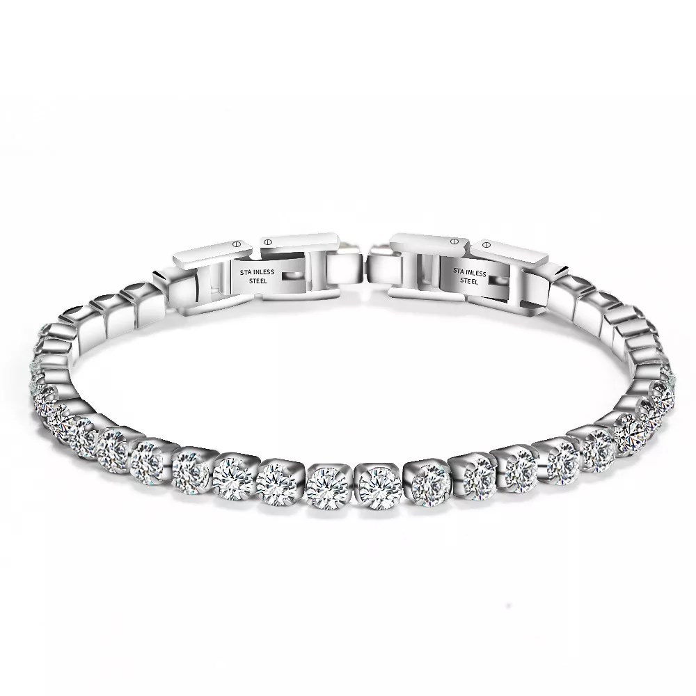 Fiasrel Stainless Steel Extension Buckles DIY Handmade Accessories Zircon Bracelet Jewelry End Closure Buckle Clasp