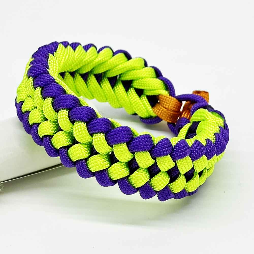 Fiasrel Adjustable Sports Utility Weaving 550 7 Core Survival Camping Paracord Bracelet