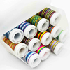 Fiasrel No.72 0.8mm 12rolls/set Gradient Series Jewelry Making Jade Thread Knot Beading String