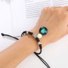 Fiasrel Luminous 12 Zodiac Signs Birthday Gift Bracelet Valentine's Day Couple Best Friends Handwoven Bracelet