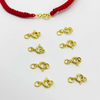 Fiasrel 10pcs Lobster Spring Clasp for Bracelet Necklace Jewelry Making 