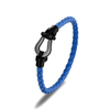 Fiasrel 18k Gold-plated Buckle Leather Bracelet High Quality Stainless Steel Buckle Fred Bracelet