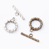 Fiasrel 10pcs Alloy OT Toggle Clasp for Beaded Necklace Bracelet Accessories