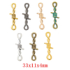 Fiasrel 10pcs Tiny Twisted Thorns Connectors Charms DIY Necklaces Bracelet Making Jewelry Accessory
