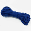 Fiasrel 2mm Diameter 10Yards Long Cotton Polyester Strings Rope Macrame Braided Cord