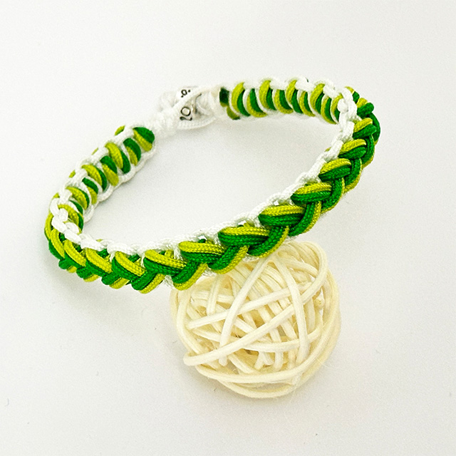 Green And White DIY Handmade Bracelet Thread for Making Bracelet