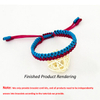 DIY Charm Making Bracelets Thread String Custom Knotted Woven Bracelet Thread String