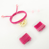 Fashion Tightness Adjustable Delicate Natural Pink Bracelet Thread for Girl