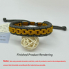 Lock Knot Yellow And Grey Fashion DIY Handmade Bracelet Thread Package for Bracelet Making