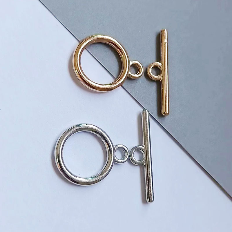 Fiasrel 20pcs Jewelry Finding Connectors OT Toggle Clasp for Jewelry Making