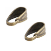 Fiasrel 100pcs Golden Melon Seeds Buckle Silver Bronze Pendant Buckle for Bracelet Necklace Jewelry Accessories