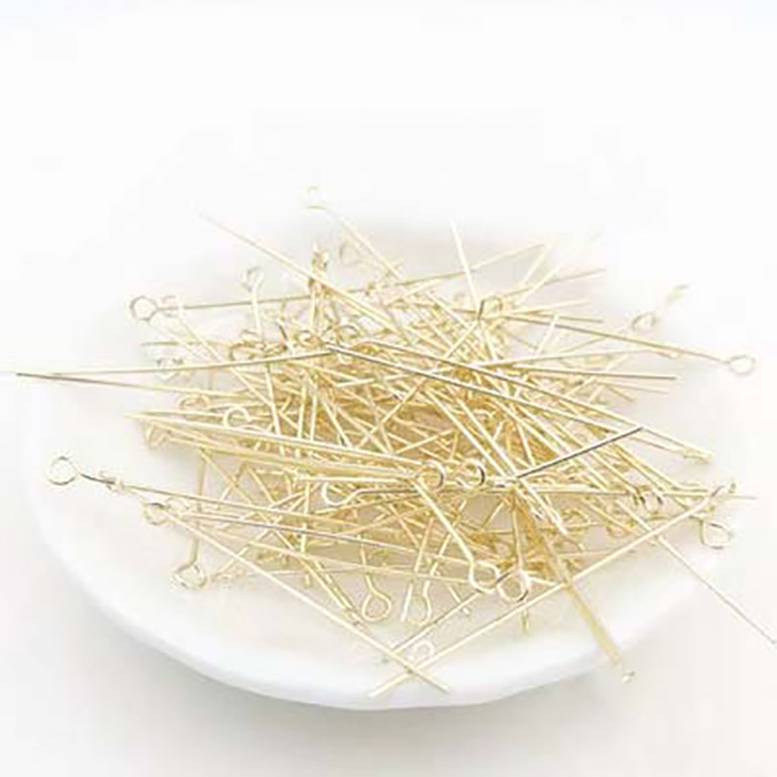 Fiasrel 100pcs Ball Bead Head Pin Needle T-Pins Needle DIY Jewelry Accessories Needle Connectors for Jewelry Making Supplies