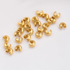 Fiasrel 20/50pcs Brass Clasp Connector Curved Moon Positioning Spacer Crimp Buckle Bracelet Accessories for Jewelry Making