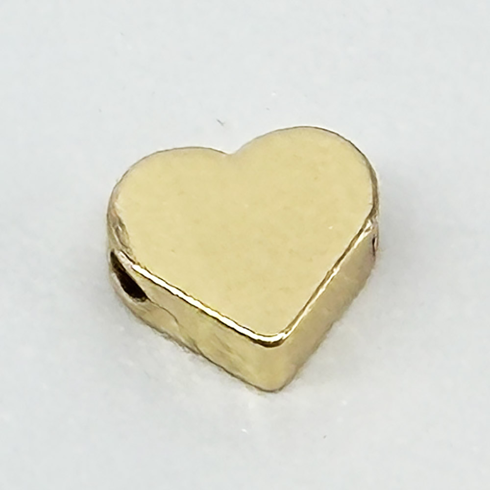 Fiasrel 30pcs Permanet Big Heart Charms DIY Jewelry Making Love Pendant Beads