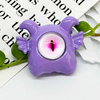 Fiasrel 10pcs Alloy Painted Metal Fashion Beadss Small Cyclops Charms Beads for DIY Jewelry Making