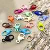 Fiasrel 10/50pcs Mixed Spray Painted Alloy Lobster Clasps Hooks Connectors for Jewelry Bracelet Necklace Making