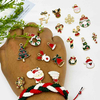 Fiasrel 15-20mm 15/30/48/100pcs Alloy DIY Christmas Charm Pendant Set-Christmas Hat Tree Bear Snowmen Deer Snowflakes Pendants for DIY Jewelry Making Necklaces Bracelets Earrings Crafts Supplies