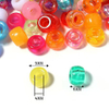 Fiasrel Festive Christmas Themed 6*9mm Acrylic Beads for DIY Jewelry Making - Necklace & Bracelet Crafting Supplies