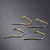 Fiasrel 5/20Pairs S925 Sterling Silver Plated Earrings Hook for DIY Jewelry Materials Making