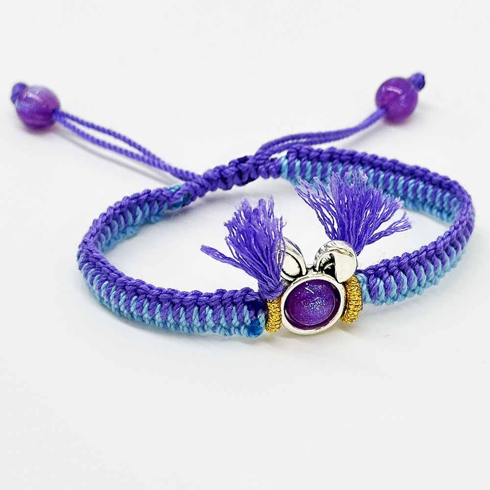 Fiasrel Handmade Adjustable Cute Rabbit Head Bracelet