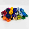 Fiasrel 30Colors 1.5mm 2.0mm 2.5mm 20 Yards/Bundle Satin Nylon Polyester Cord Chinese Knotting Silky Macrame Braided Rope Cord for DIY Handmade Bracelet Necklace Handwoven Jewelry Making Craft Supplie