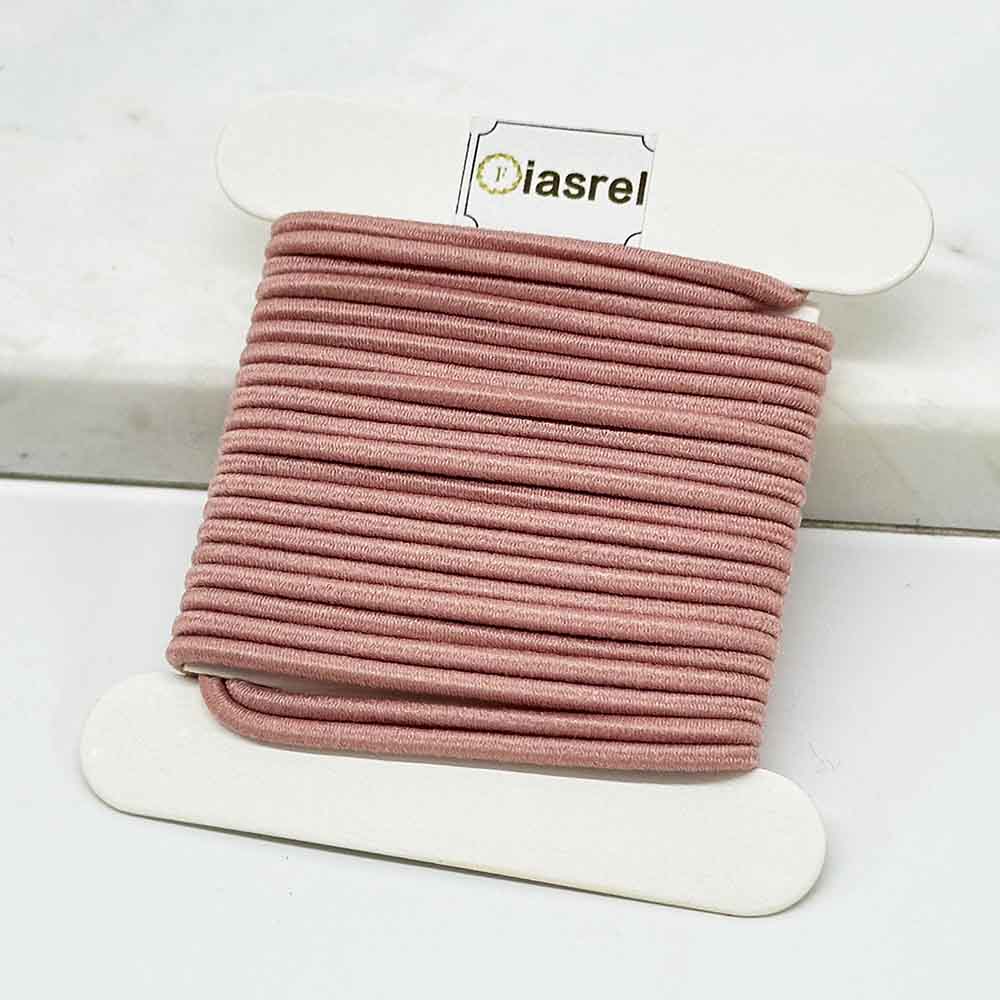 Fiasrel 5pcs High Elasticity Round Elastic Cord 2mm 1 Yards DIY Multicolor Durable Drawstring Rubber Bands Strong Stretchy Band