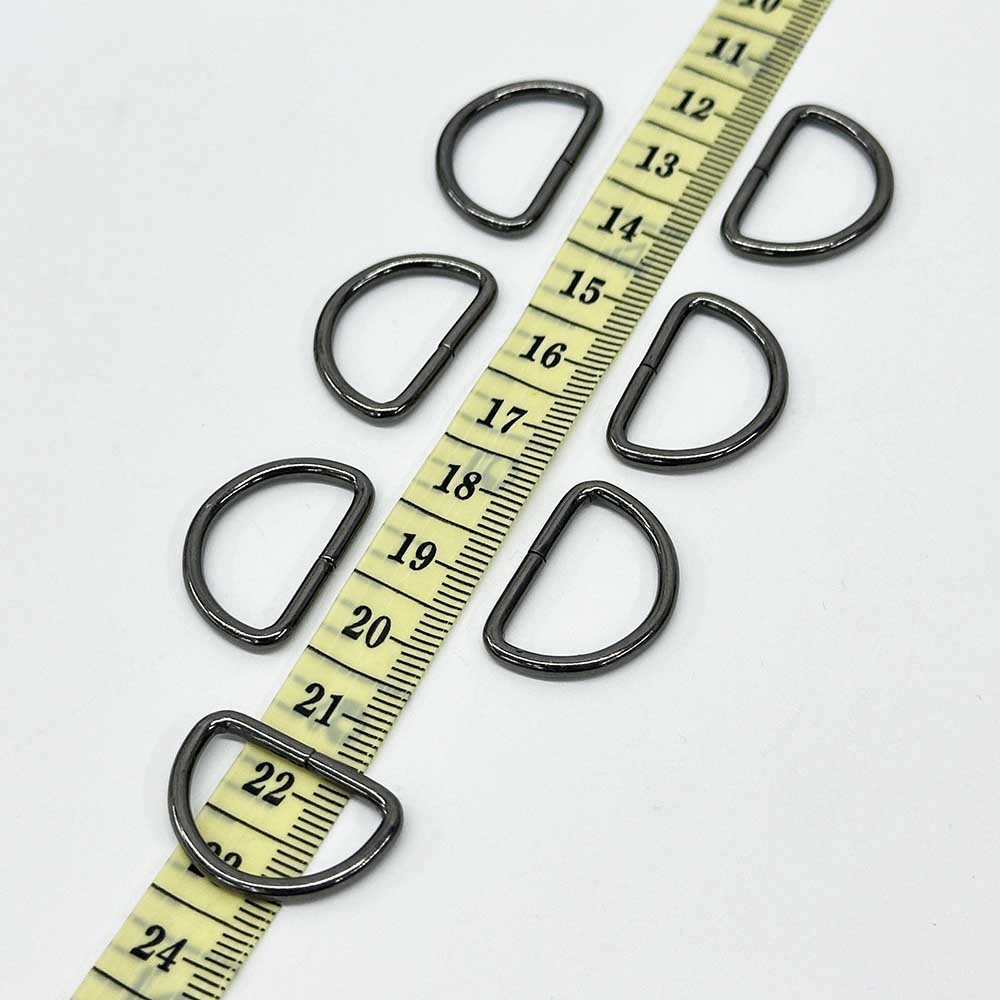 Fiasrel 10pcs Alloy D-Shaped Clasps Necklace Clasp Closures Bracelet Connector Clasps for Jewelry Making DIY Supplies Repair Kit