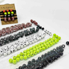 Fiasrel 50pcs 8-15mm Sports Series Basketball Volleyball Rugby Baseball Billiards Rugby Tennis Loose Acrylic Beads for Jewelry Making DIY Bracelet Necklace Key Bag Chain Handmade Craft Supplies