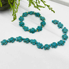 Fiasrel 1 Box 100pcs Artificial Turquoise Turtles Starfish Shape Beads for Making Bracelets Necklaces Earrings Keychains Pendants Accessories
