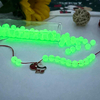 Fiasrel 100pcs 4-16mm Acrylic Glow In The Dark Beads Luminous Loose Beads for DIY Jewelry Making Supplies Bracelet Necklace Accessories