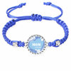 Fiasrel Weaving Cowhide Bracelet Multi Layer Jewelry in 
