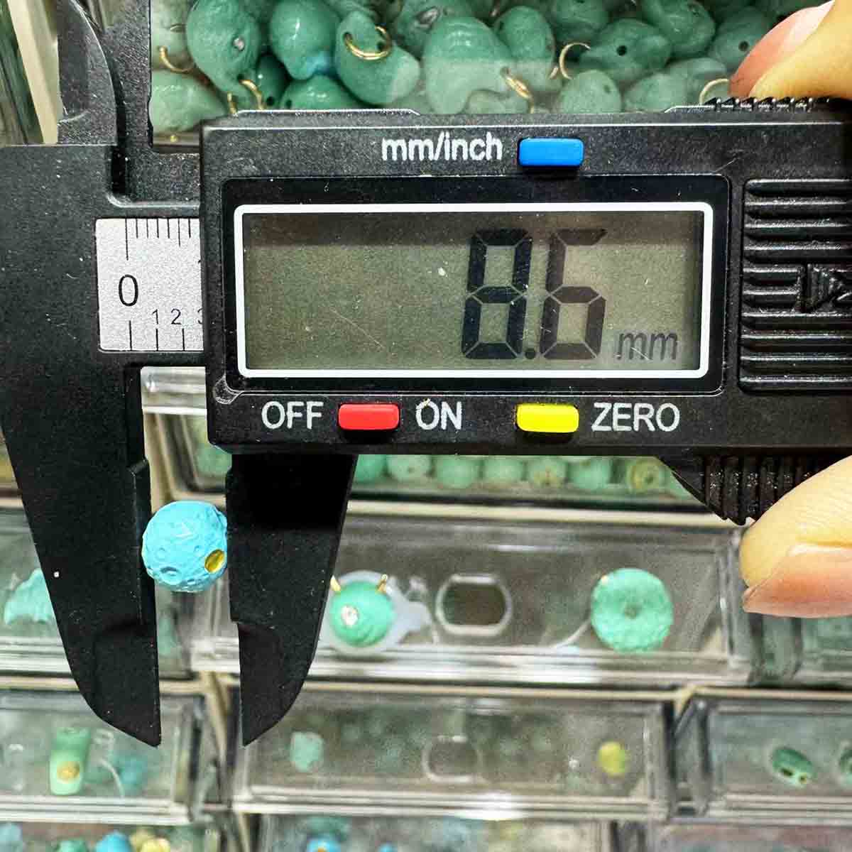 fiasrel 1bundle Natural Magnesite & Meteorite Beads for DIY Bracelet Making 