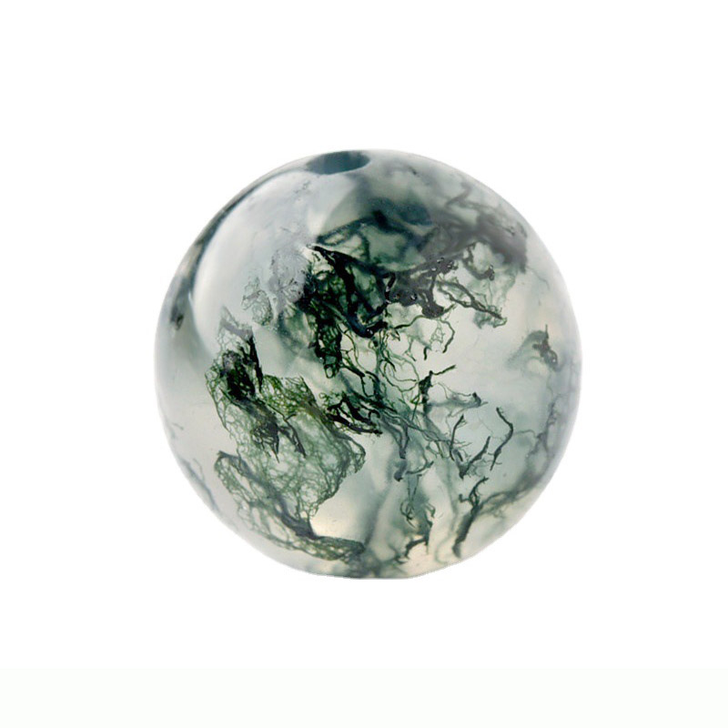 fiasrel Natural Dendritic Agate Beads Ice Chalcedony Crystal Bracelet Kit