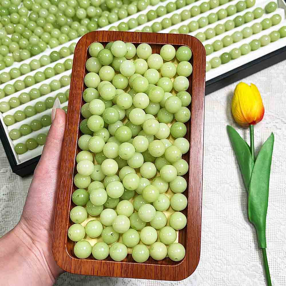 fiasrel 1bundle Natural Bodhi Root Beads with Arbutus Markings - Loose Beads for DIY Meditation Bracelets & Spiritual Jewelry Crafting