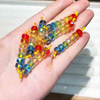 fiasrel 1bundle 5x8mm Czech Faceted Glass Abacus Beads - Antique-Style Jewelry