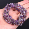 fiasrel 1bundle Natural Amethyst Beads – Faceted Abacus & Round Beads for DIY Bracelet Necklaces