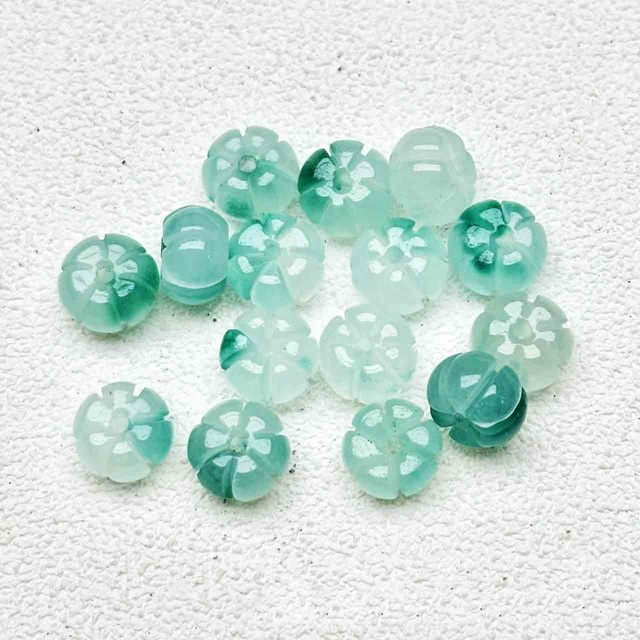 fiasrel 1bundle Ink-Patterned Agate Beads – Pumpkin & Gourd Abacus Beads for DIY Zen Jewelry, Bracelets & Pendants