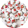 fiasrel 1bundle Rose Bouquet Printed Loose Beads – DIY Beads for Phone Charms & Keychains