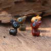 Fiasrel Green sandalwood Little Cute deer pendant