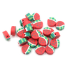 Fiasrel 1000pcs 10mm Fruit soft clay beads - watermelon