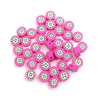 Fiasrel 1000pcs 10mm Fruit soft clay beads