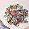 Fiasrel Hand-painted butterfly ceramic beads