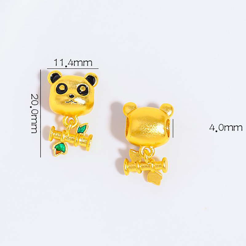 Fiasrel diy Colorful butterflies and pandas Drop Pendant