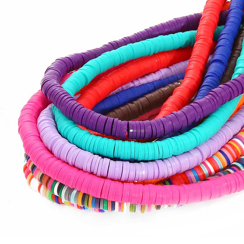 Fiasrel 3mm diy soft clay spacer beads