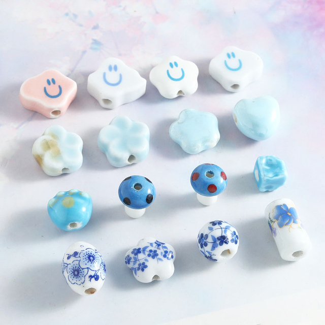 Fiasrel Ocean-style ceramic beads
