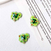 Fiasrel Cute hand-painted ceramic beads for Christmas trees