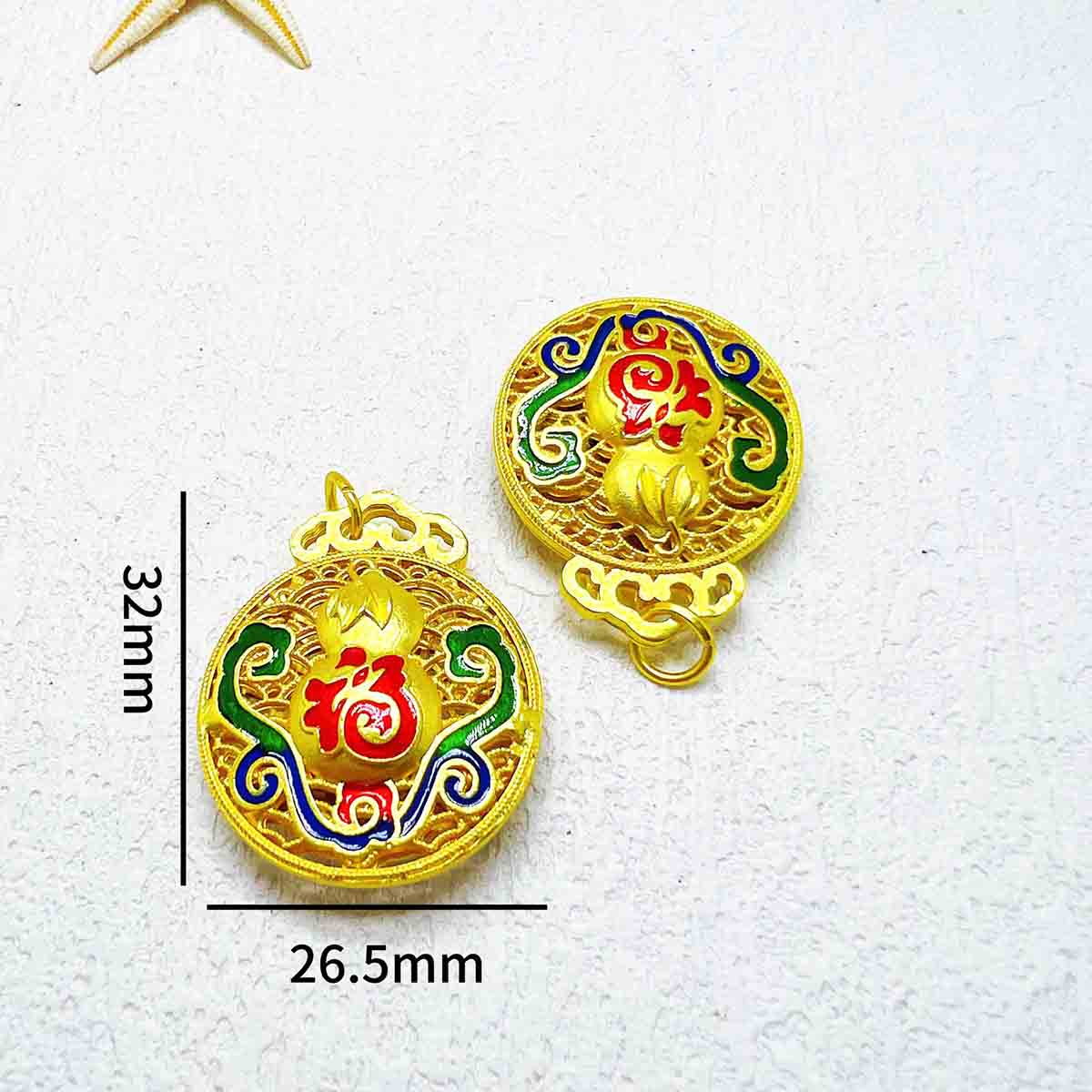 Fiasrel Hollow gourd pendant Drop Pendant