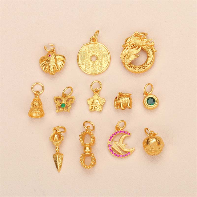 Fiasrel DIY The Vajra is like a deity Drop Pendant